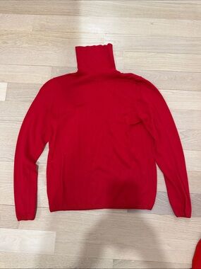 Ann Taylor Red Turtleneck Sweater
